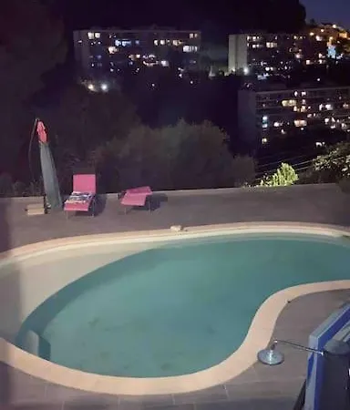 Avec Piscine Et Vue Magnifique Sur Nizza